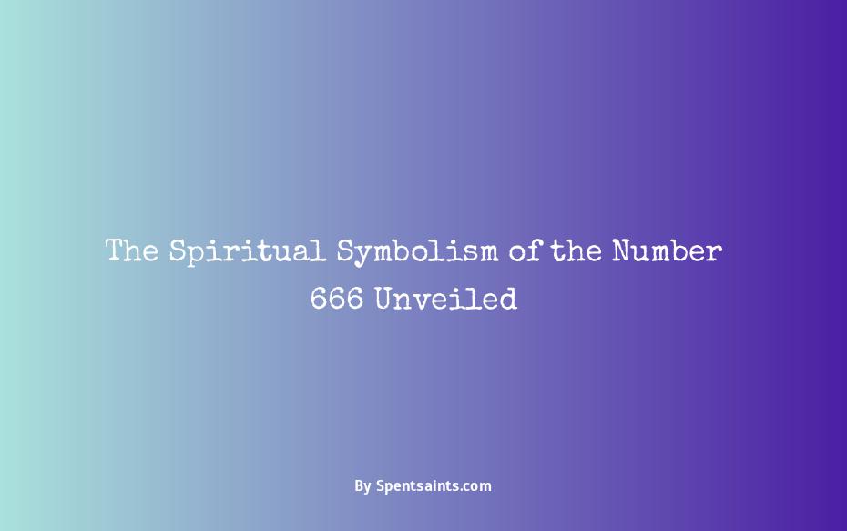 666 spiritual number meaning