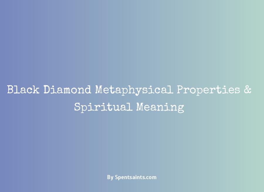 black diamond spiritual meaning