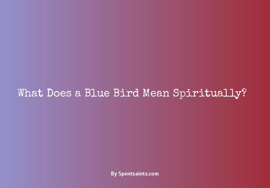 blue bird meaning spiritual