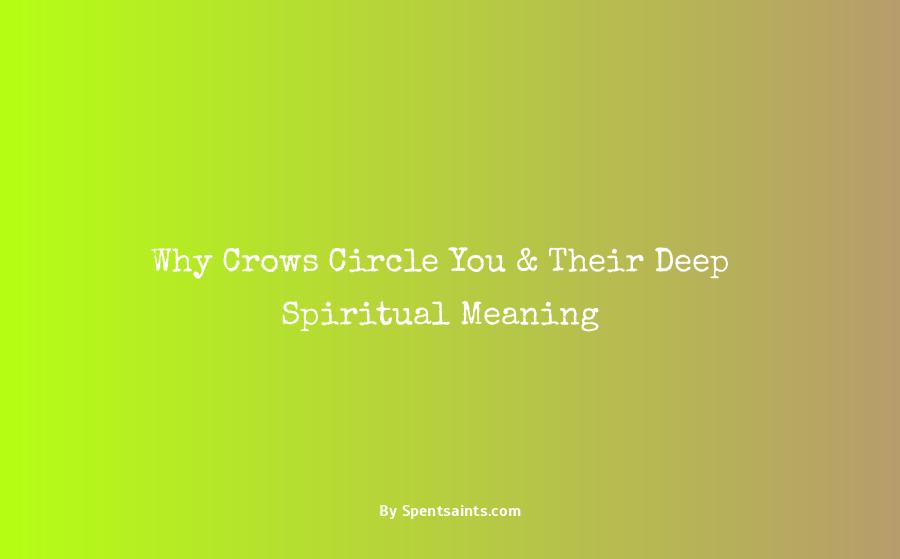 crows circling spiritual meaning