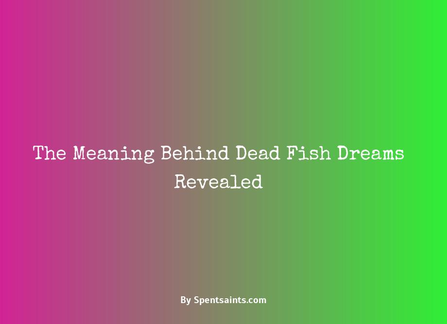 dead fish dream meaning