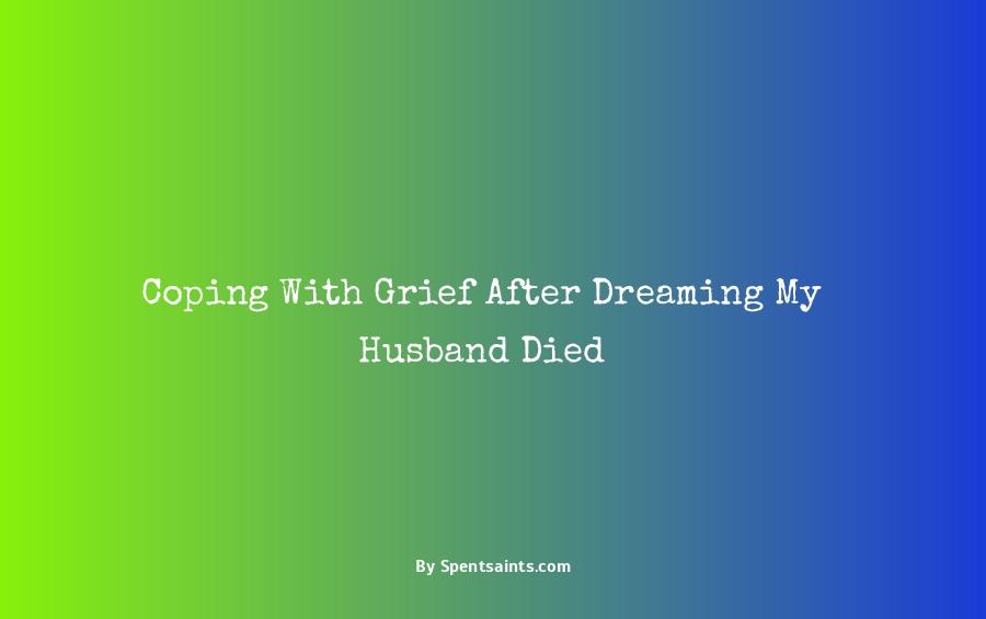 dream that my husband died