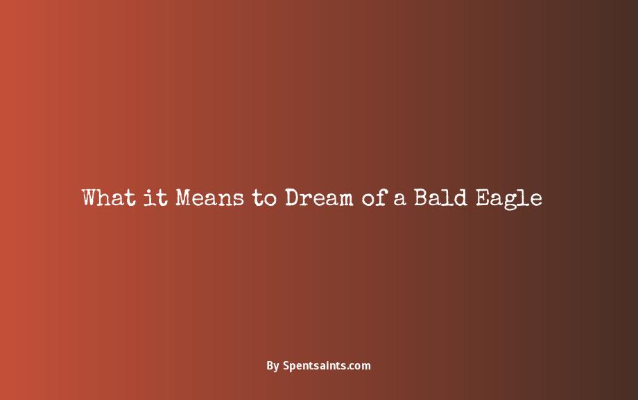 dream about a bald eagle