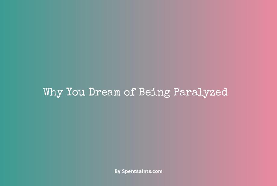 dream of being paralyzed