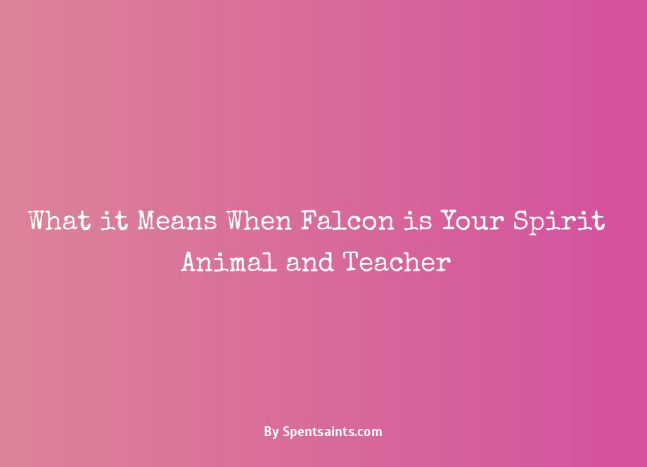 falcon spirit animal meaning
