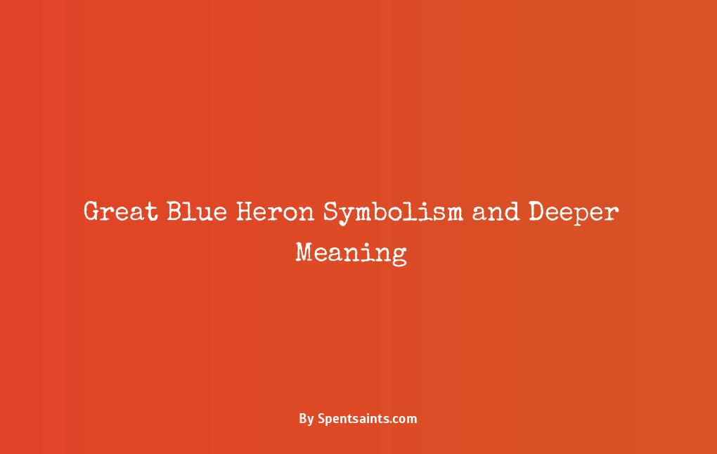 great blue heron symbolism