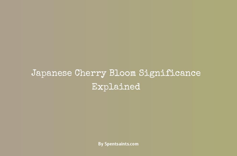 japanese cherry blossom symbolism