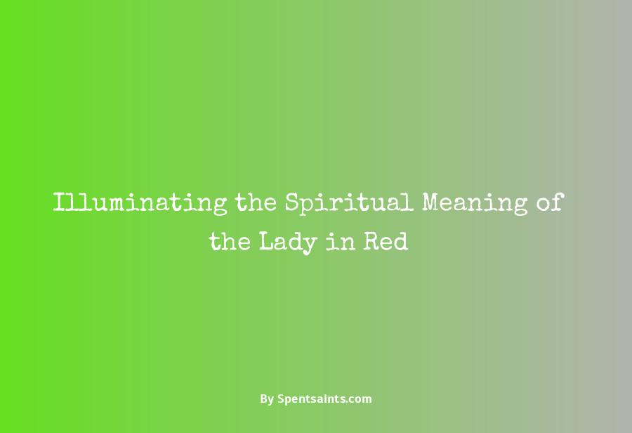lady in red spiritual meaning