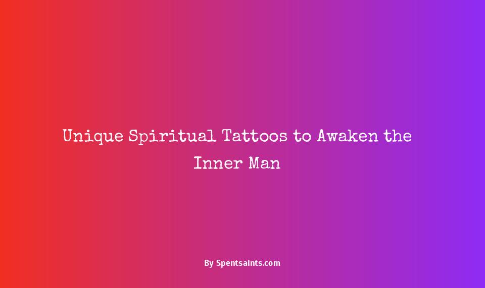 male unique spiritual tattoos