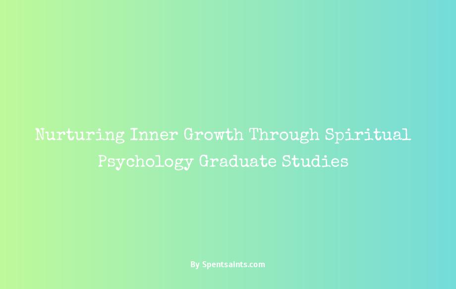 masters in spiritual psychology