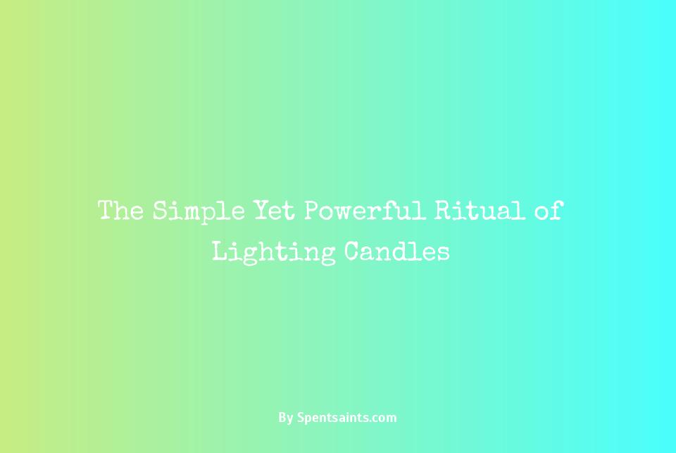 meaning of lighting candles