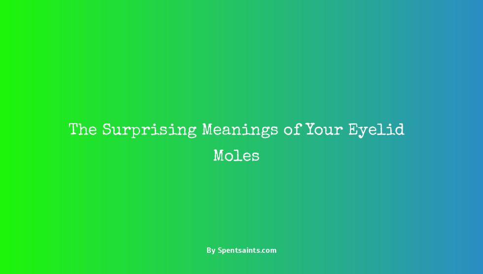 meaning of mole on eyelid