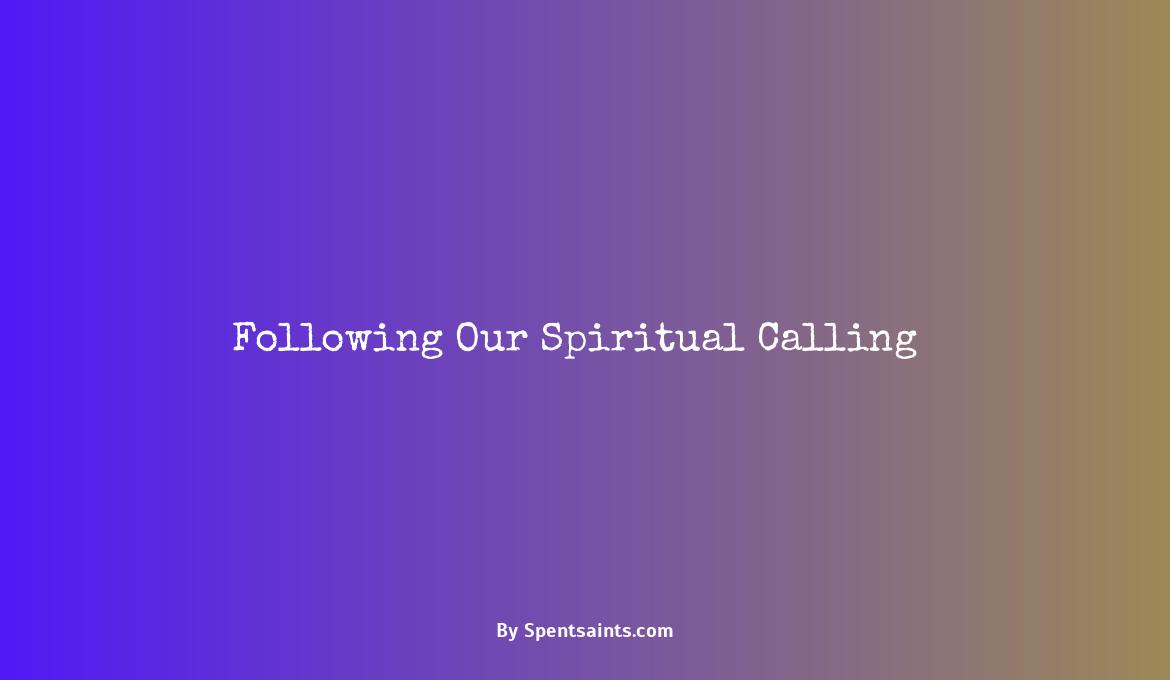 of our spiritual strivings