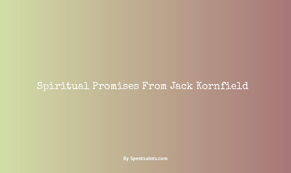 promises of spiritual life jack kornfield