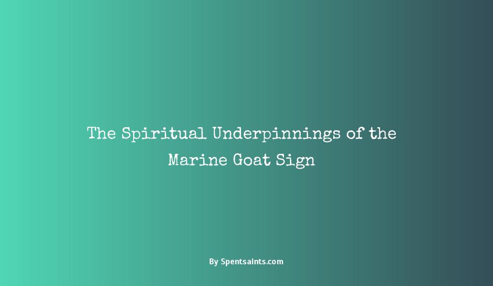 sea goat spiritual meaning