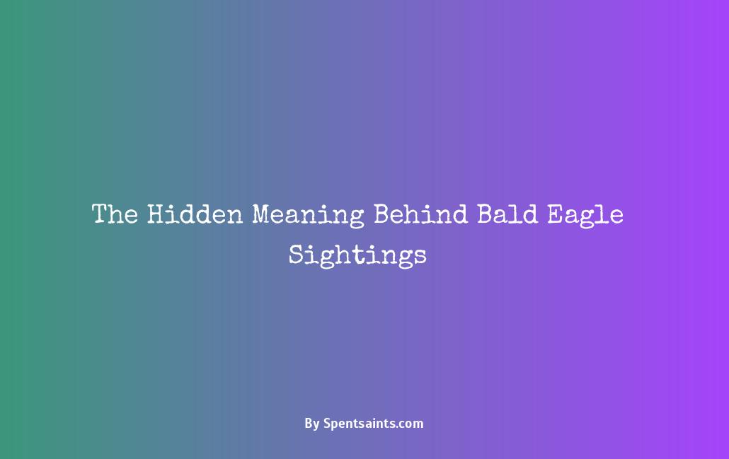 seeing bald eagles meaning