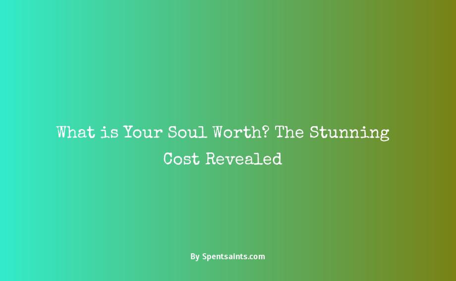 selling your soul meaning