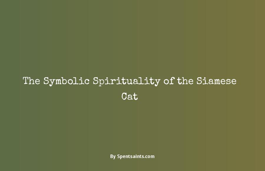 siamese cat spiritual meaning
