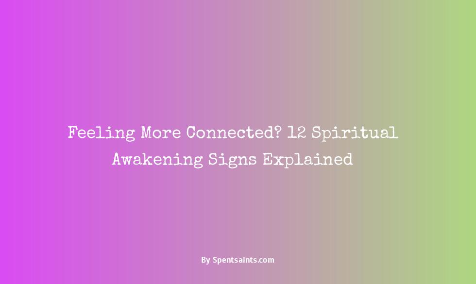 signs of spiritual awakening