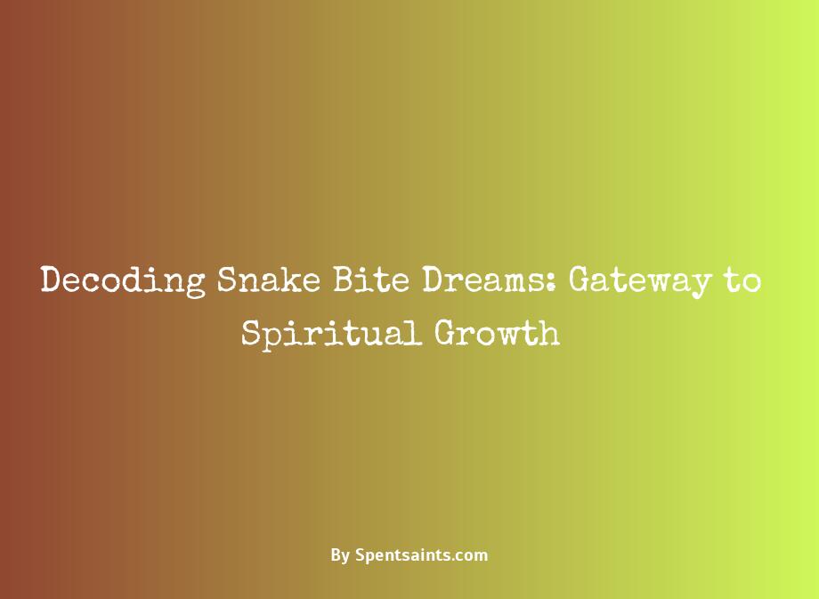 snake bite in dream meaning