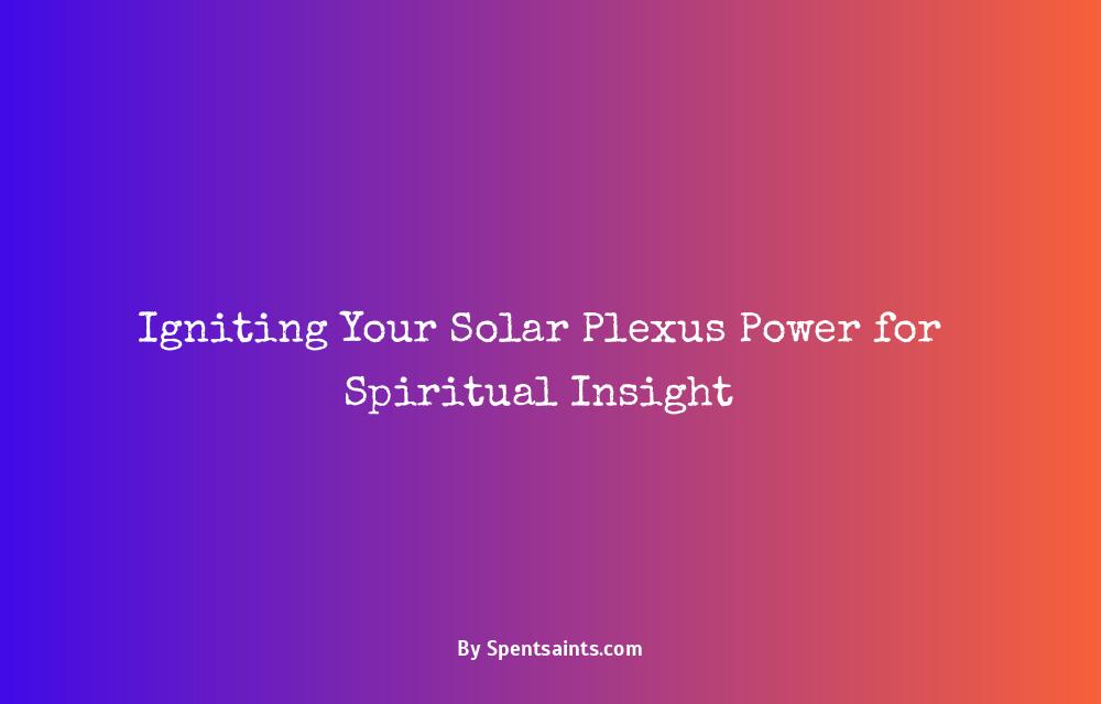 solar plexus spiritual meaning