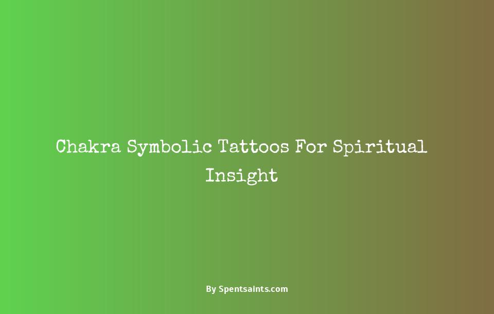 spiritual chakra tattoo designs