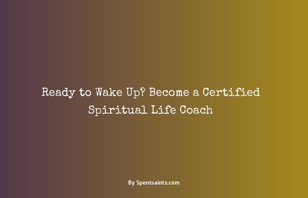 spiritual life coach certification