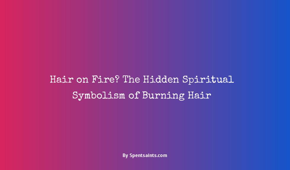 spiritual meaning of burning hair