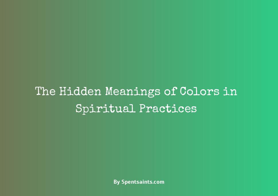 spiritual meaning of colors
