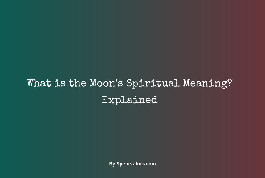 spiritual meaning of moon