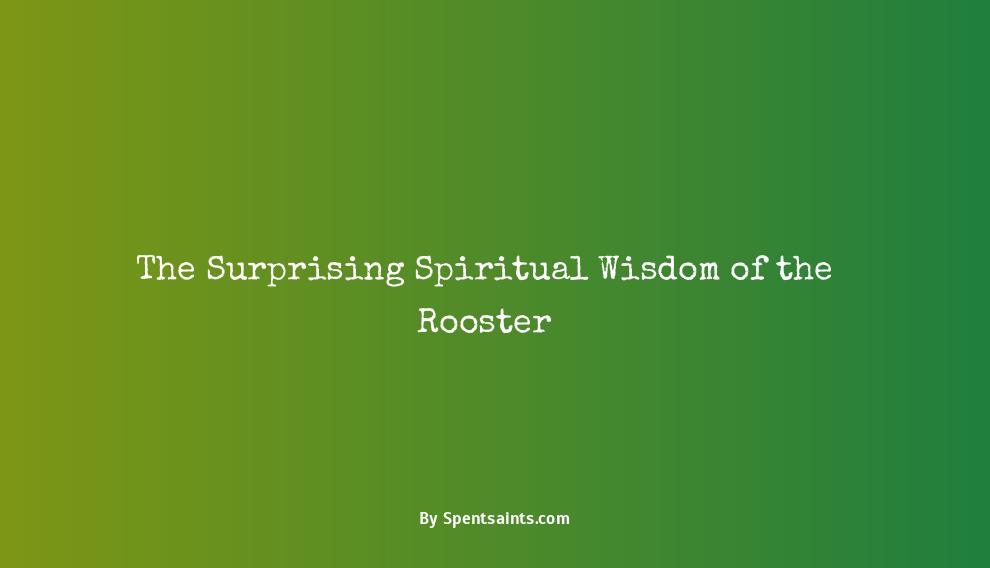 spiritual meaning of rooster