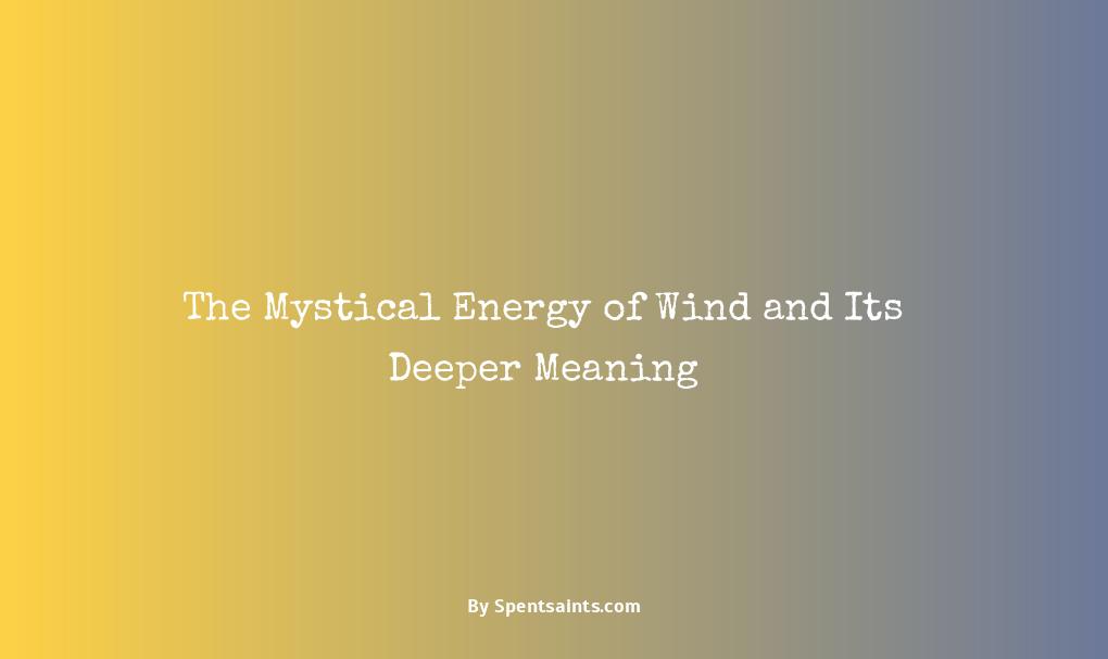 spiritual meaning of wind