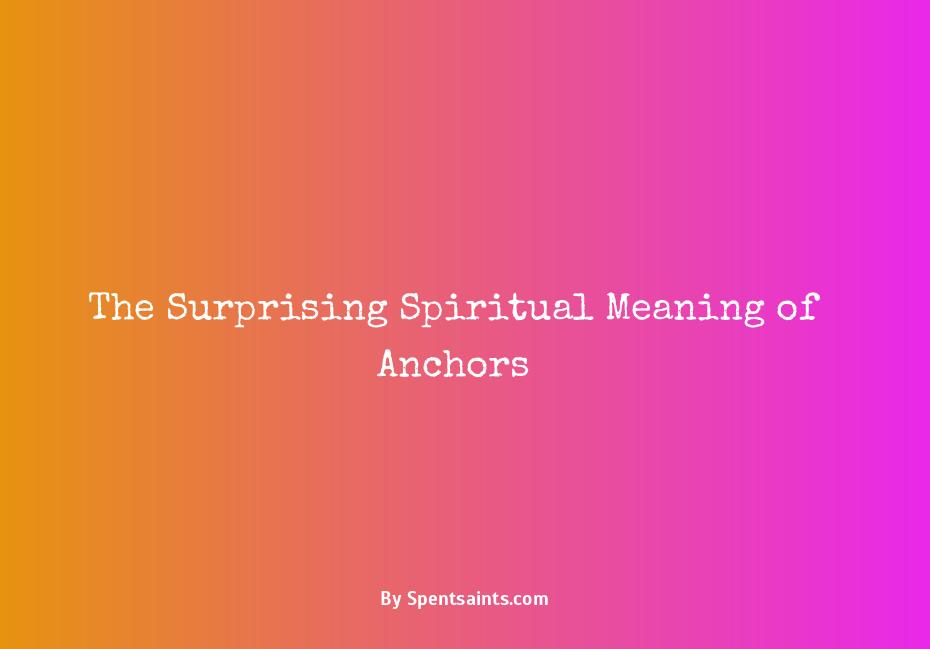 spiritual meaning of an anchor