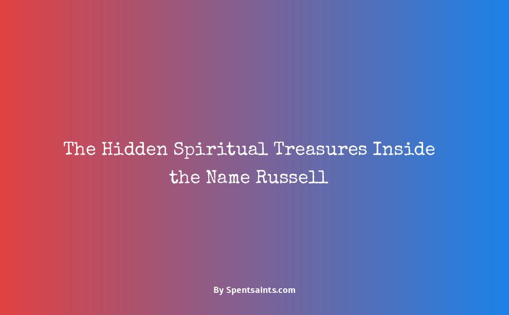 spiritual meaning of the name russell