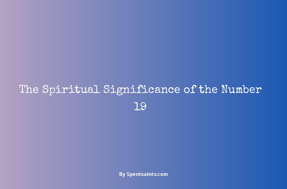 spiritual meaning of the number 19