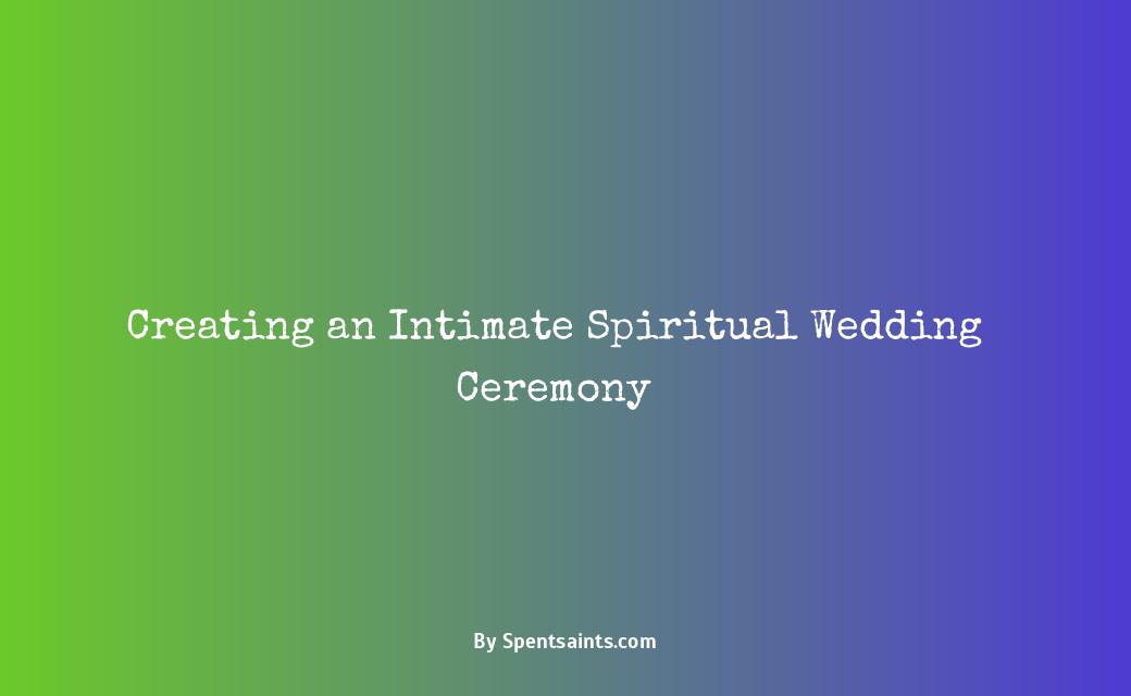 spiritual wedding ceremony script