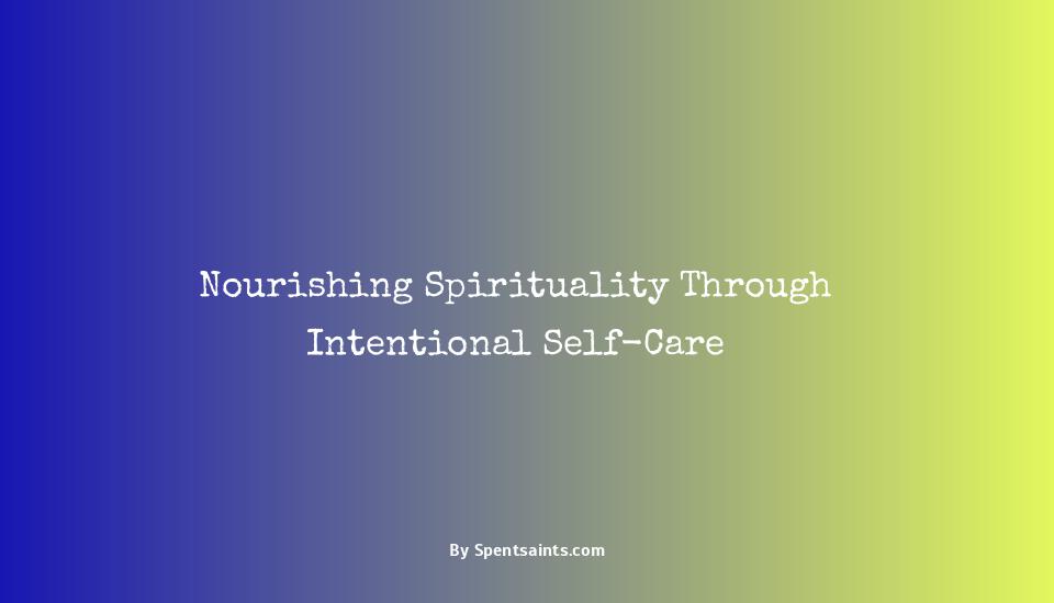 spirituality and self care