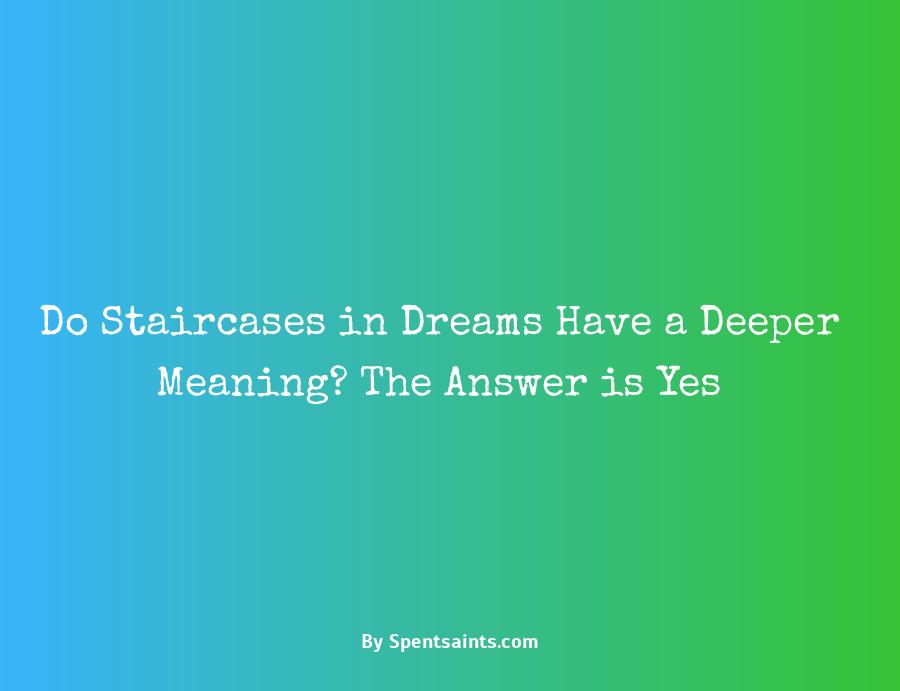 stairs meaning in dreams