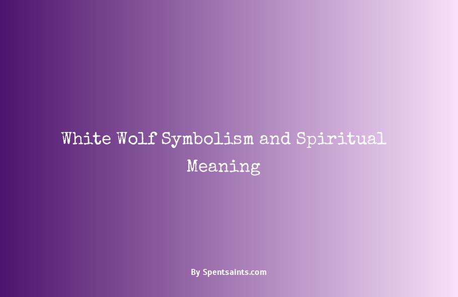 symbolism of white wolf