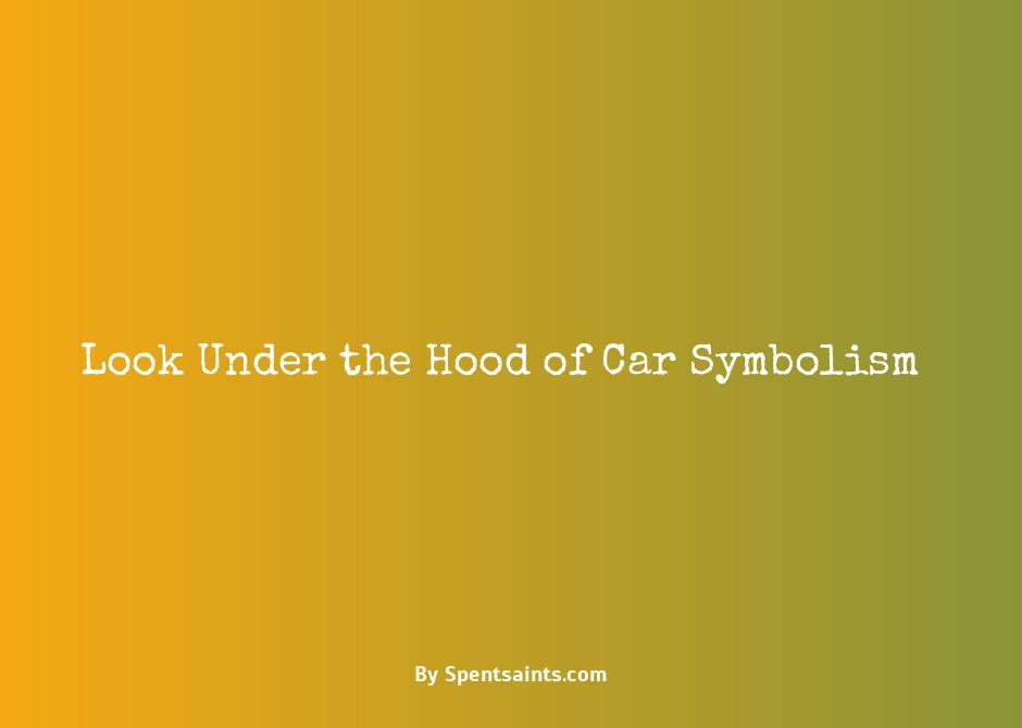 symbolism of a car