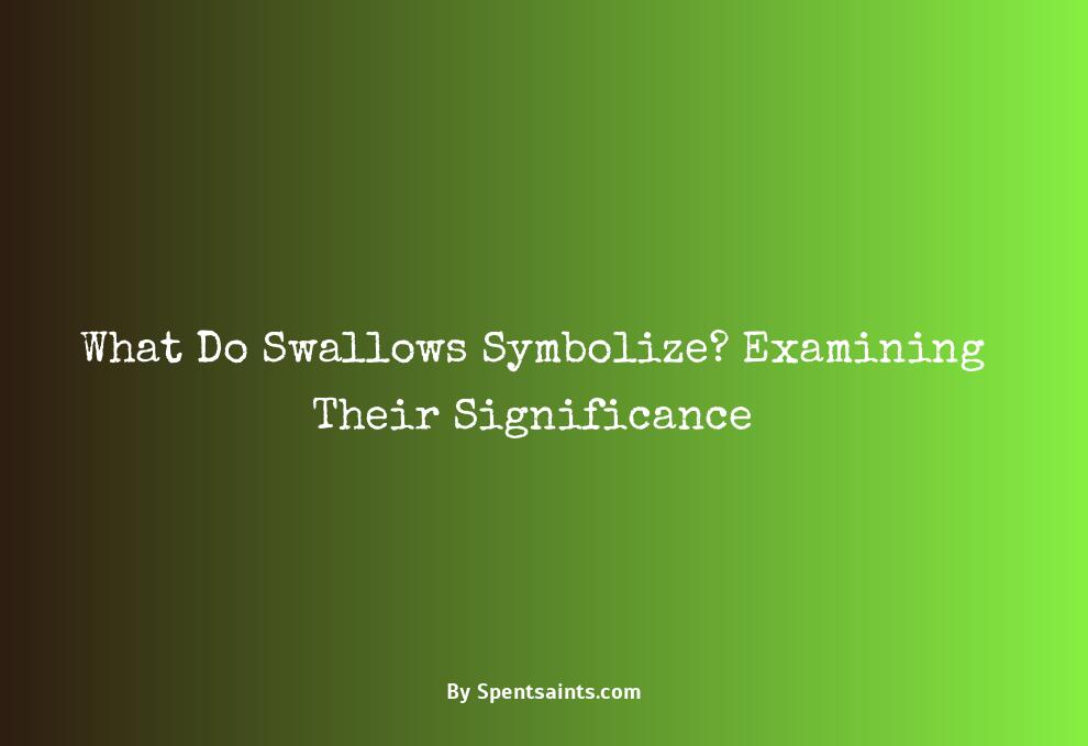 symbolism of the swallow