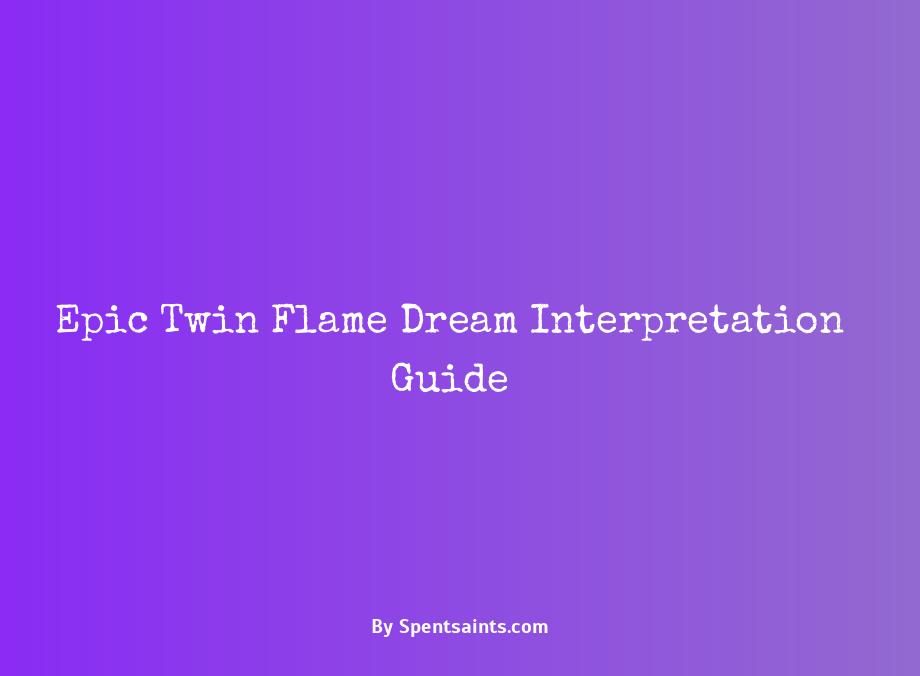 twin flame in dream