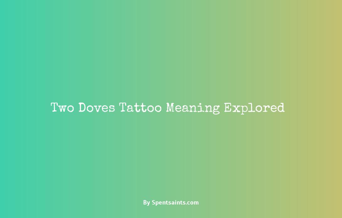 two doves tattoo meaning
