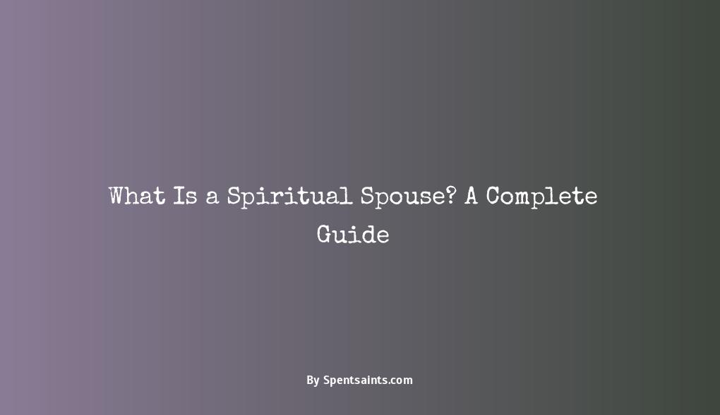 what is a spiritual spouse